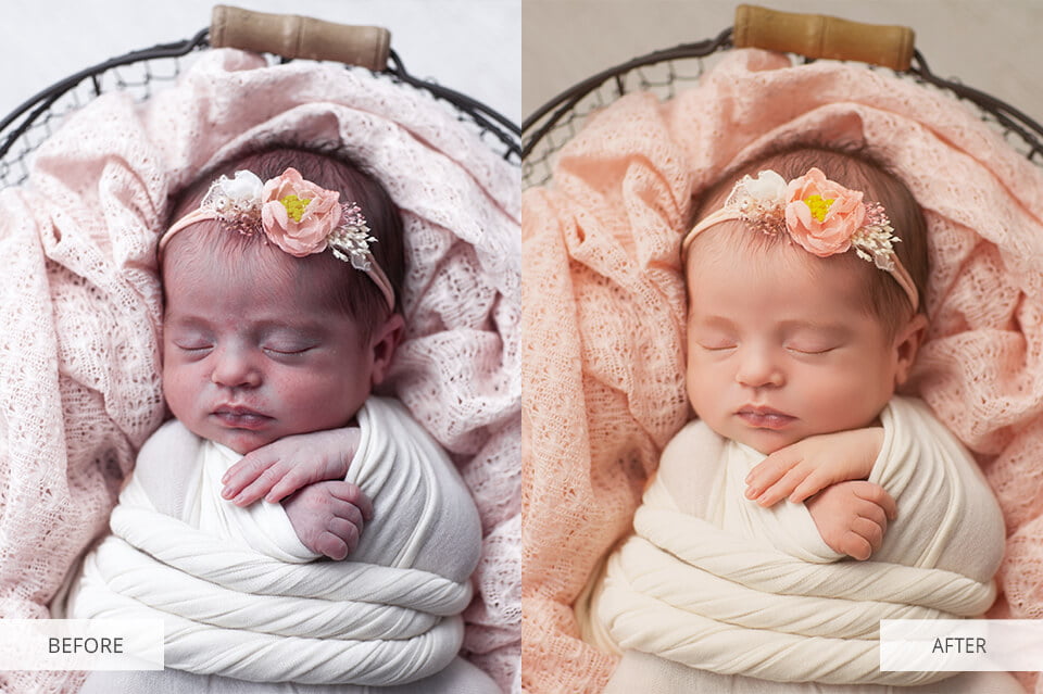 Gentle Newborn Photoshop Actions 