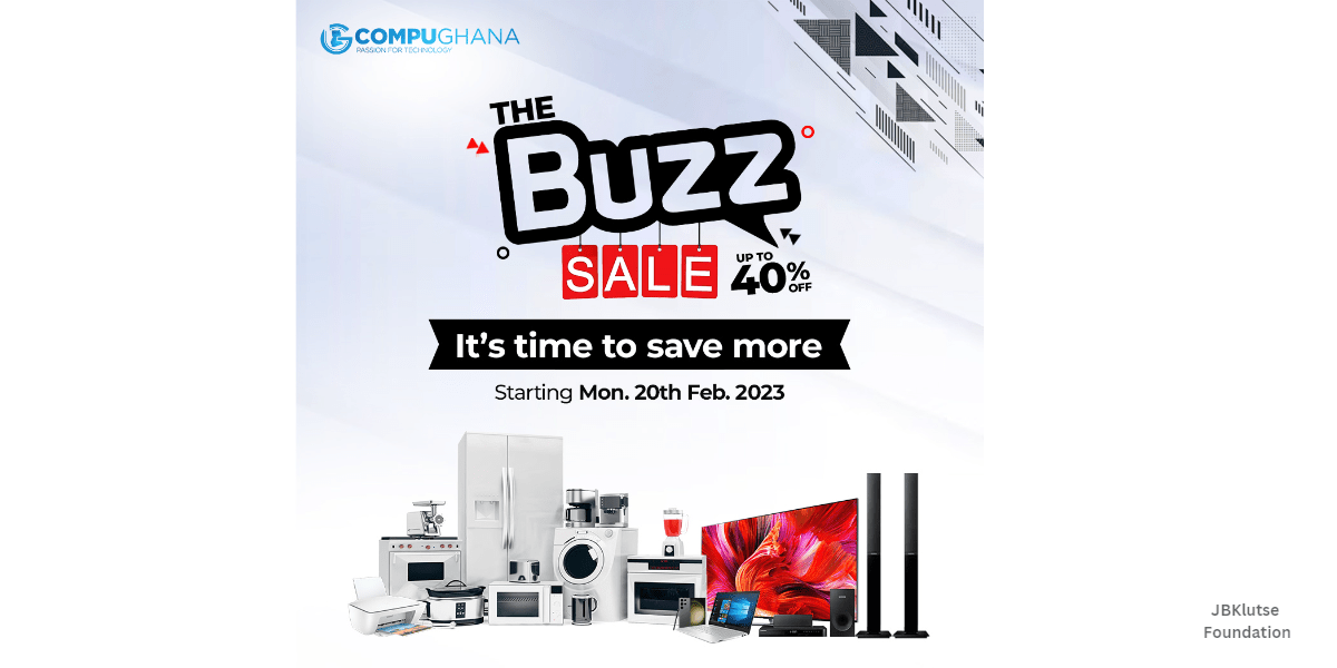 CompuGhana The Buzz Sale: Up to 40% off all products