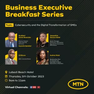 Seasoned IT experts to discuss cybersecurity for SMEs as MTN celebrates a month-long awareness campaign.