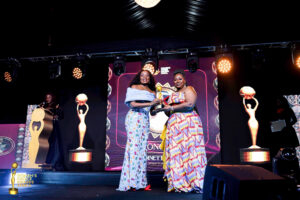 MTN Ghana's CFO Antoinette Kwofie wins Ultimate Woman in Leadership - Finance Award at the Women's Choice Awards Africa