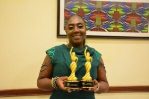 Georgina Asare Fiagbenu wins two awards at the 3rd Ghanaweb Excellence Awards - Women Edition