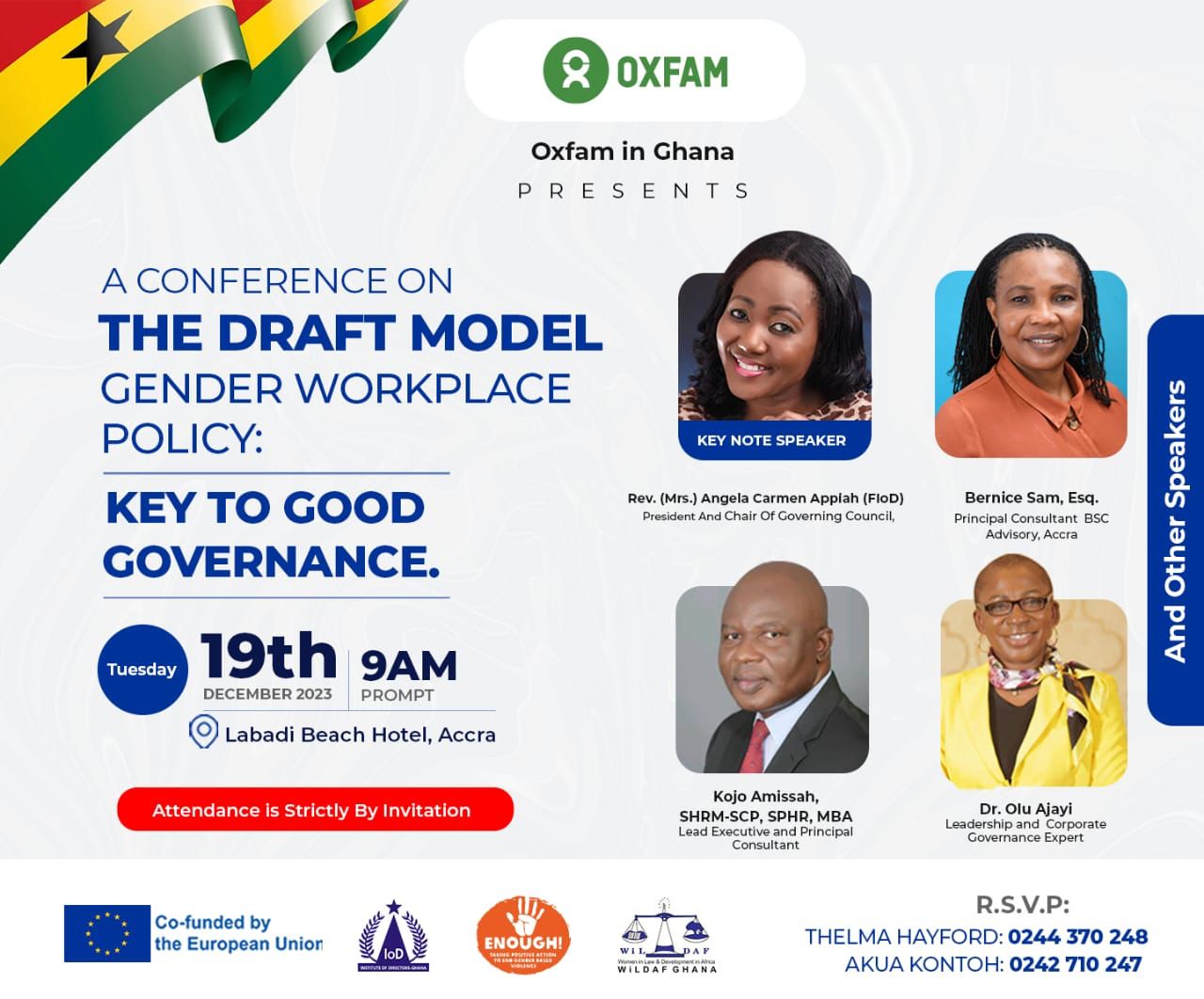 OXFAM in Ghana holds national conference to eradicate sexual harassment ...