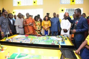 MTN Ghana Foundation constructs a 100-seater ICT/Robotics laboratory for Methodist Girls SHS, Mamfe