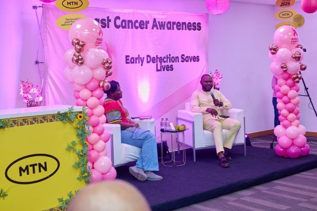 MTN employees support breast cancer patients