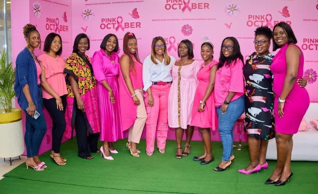 MTN employees support breast cancer patients