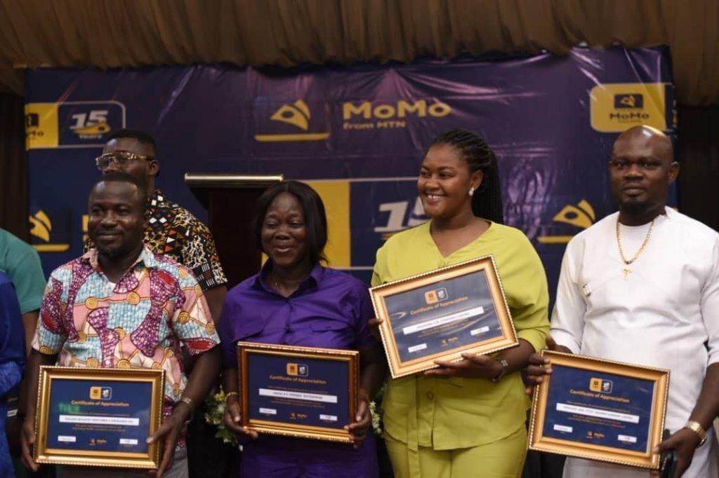 MTN MobileMoney recognizes key Partners, Agents and Merchants across the country as it celebrated 15 years of MoMo in Ghana